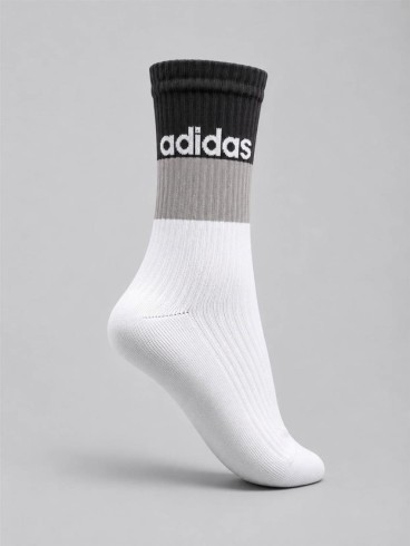 جوراب اسپرت ساق بلند سه رنگ ADIDAS