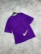 تيشرت زنانه زنانه استين كوتاه تنفسي لانگ NIKE