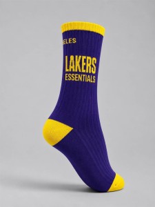 جوراب اسپرت ساق بلند ESSENTIALS LAKERS