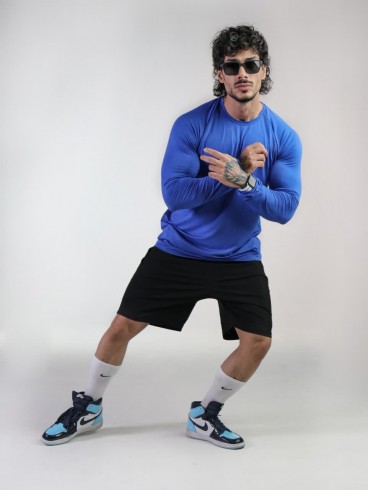 تيشرت مردانه مردانه آستين بلند پشت چاپ NIKE