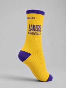 جوراب اسپرت ساق بلند ESSENTIALS LAKERS