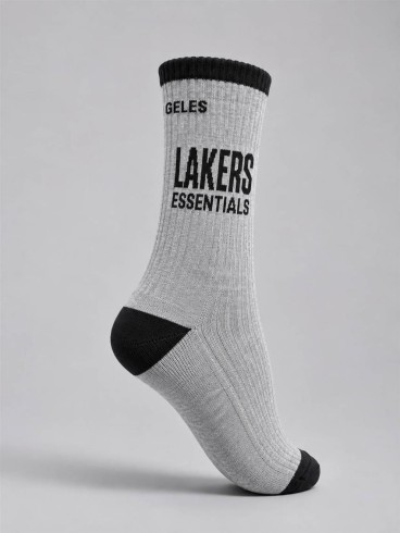 جوراب اسپرت ساق بلند ESSENTIALS LAKERS