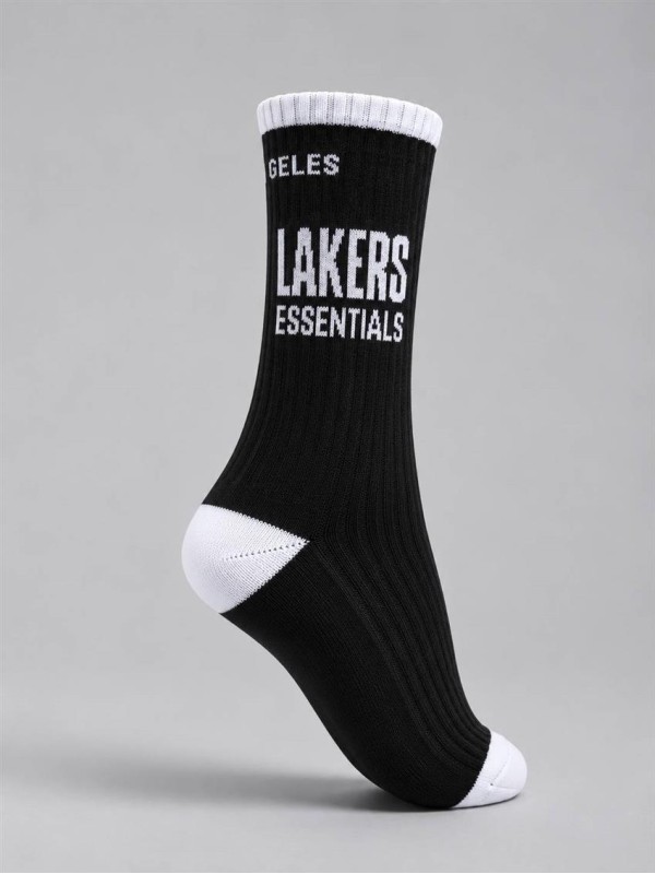 جوراب اسپرت ساق بلند ESSENTIALS LAKERS