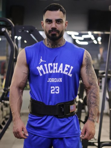 كمربند ورزشي لوازم ورزشي چسبي VIP KARAKO