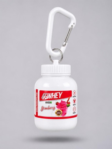 فانل پروتئين و جا قرصي لوازم ورزشي يك تكه PRO SUPPS white