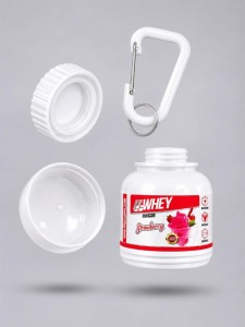 فانل پروتئين و جا قرصي لوازم ورزشي يك تكه PRO SUPPS white