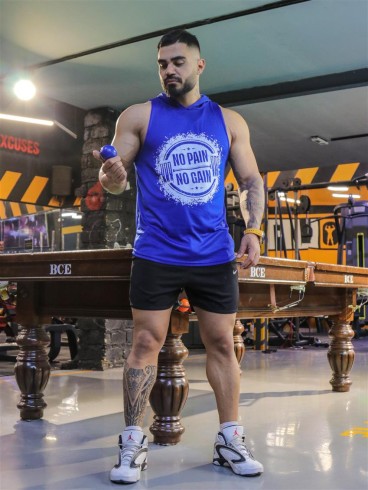 كاور كلاهدار مردانه مردانه حلقه اي no pain no gain