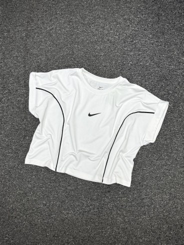 كراپ ورزشي زنانه استين كوتاه پاكتي NIKE