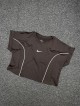كراپ ورزشي زنانه استين كوتاه پاكتي NIKE