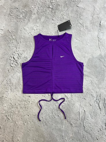 كراپ ورزشي زنانه جلو گتردار NIKE