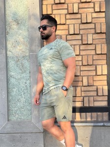 تيشرت مردانه مردانه آستين كوتاه چريكي ADIDAS