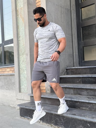 تيشرت مردانه مردانه آستين كوتاه چريكي ADIDAS