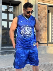 ست ورزشي مردانه مردانه بسكتبالي Golden State 30