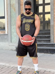 ست ورزشي مردانه مردانه بسكتبالي 8-24 LAKERS