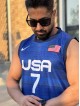 ست ورزشي مردانه مردانه بسكتبالي USA 7
