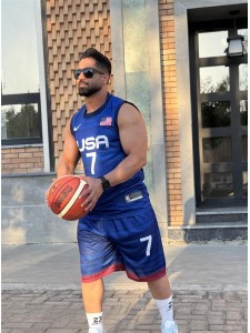 ست ورزشي مردانه مردانه بسكتبالي USA 7