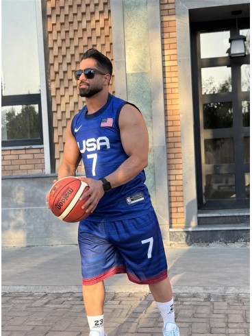 ست ورزشي مردانه مردانه بسكتبالي USA 7