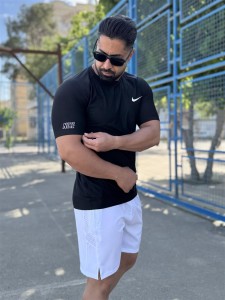 تيشرت مردانه مردانه آستين كوتاه استرايپ NIKE