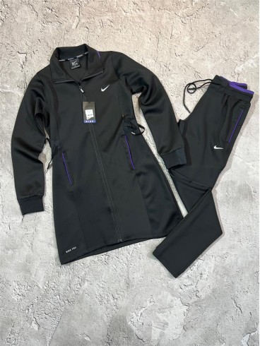 ست ورزشي زنانه زنانه مانتو و اسلش NIKE
