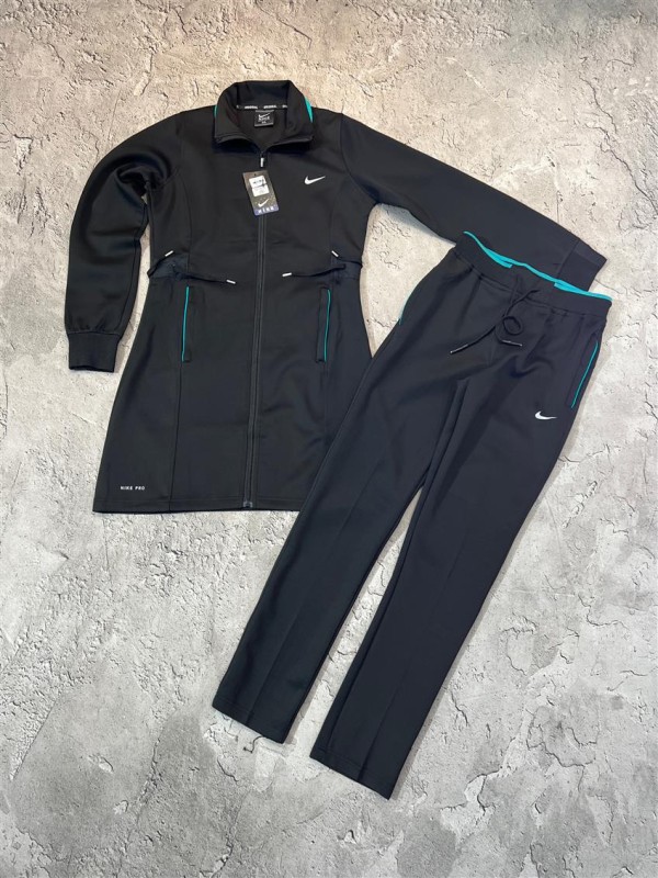 ست ورزشي زنانه زنانه مانتو و اسلش NIKE