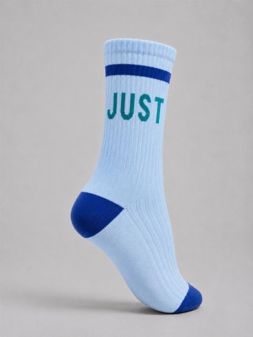 جوراب اسپرت ساق بلند just do it خط دار