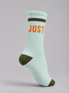 جوراب اسپرت ساق بلند just do it خط دار