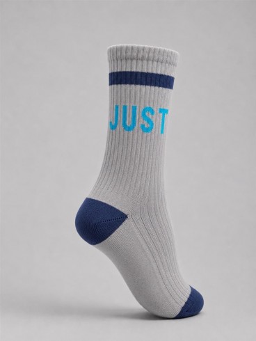 جوراب اسپرت ساق بلند just do it خط دار