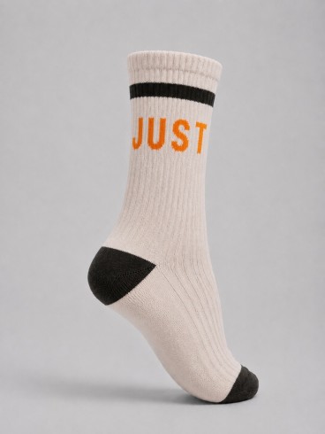 جوراب اسپرت ساق بلند just do it خط دار