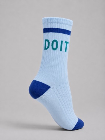 جوراب اسپرت ساق بلند just do it خط دار