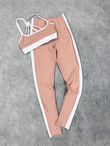 ست نيم تنه و لگ ورزشي زنانه كبريتي NIKE