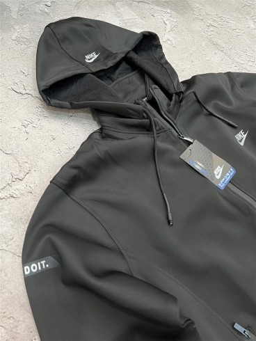 ست ورزشي مردانه مردانه گرمكن و اسلش نوشته اي NIKE