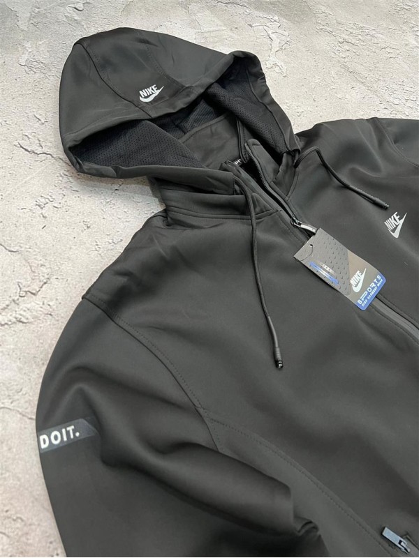 ست ورزشي مردانه مردانه گرمكن و اسلش نوشته اي NIKE