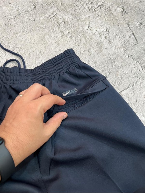 ست ورزشي مردانه مردانه گرمكن و اسلش نوشته اي NIKE