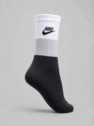 جوراب اسپرت ساق بلند سه رنگ NIKE