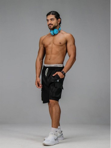 شلوارك مردانه مردانه جيبدار كتان on Running
