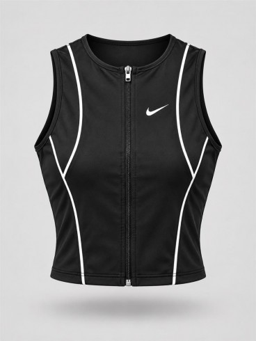 كراپ ورزشي زنانه حلقه اي zip up NIKE