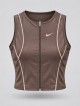 كراپ ورزشي زنانه حلقه اي zip up NIKE