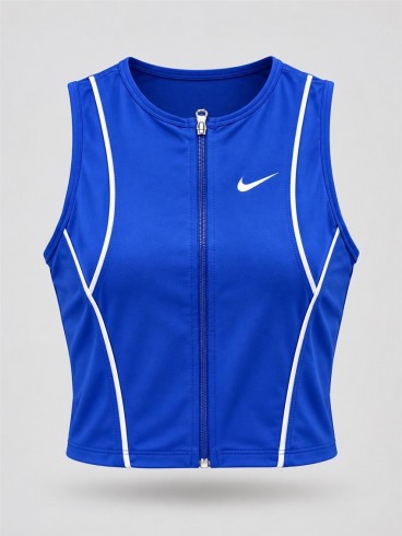 كراپ ورزشي زنانه حلقه اي zip up NIKE