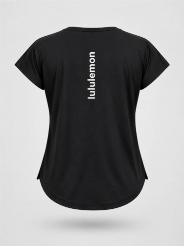 تيشرت زنانه زنانه استين كوتاه هلالي Lululemon